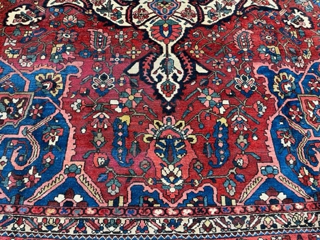Antique large size Persian Bakhtiari Rug-3851 - 8