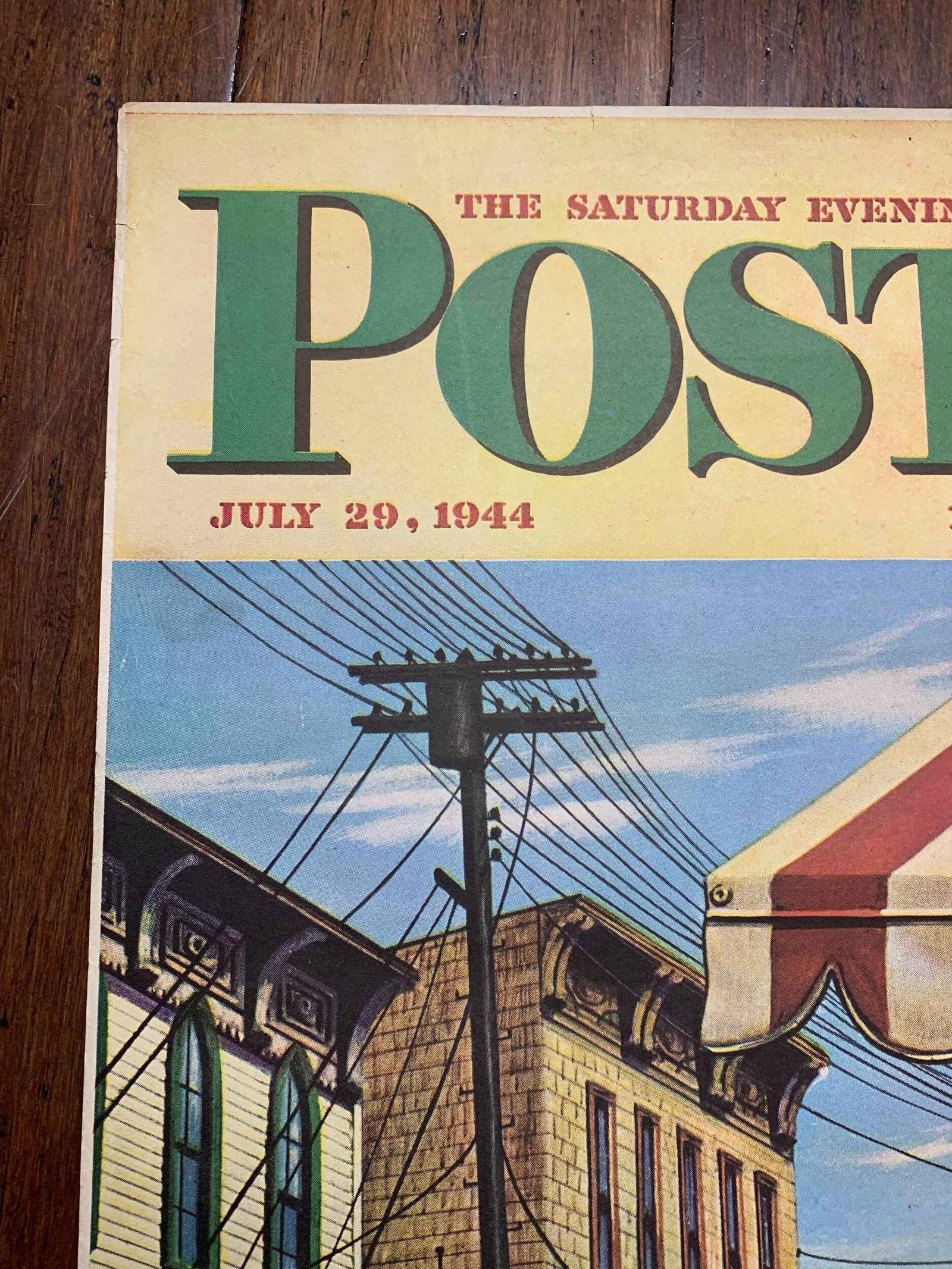 22x28 1944 Newstand Poster Saturday Evening Post - Art By Stevan Dohanos dripping Cones - 2