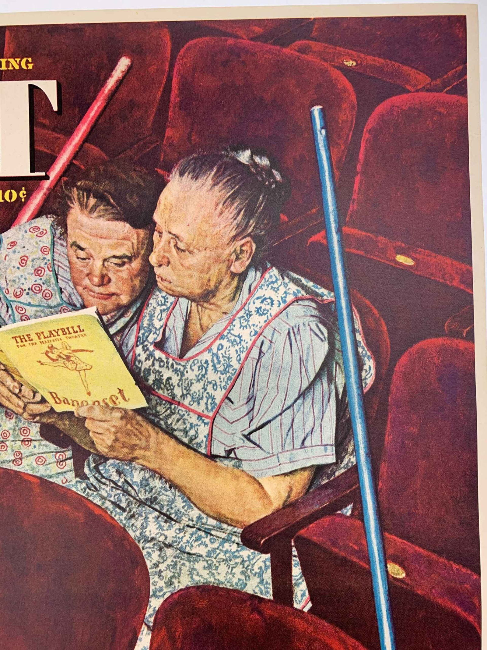 Saturday Evening Post - Norman Rockwell (04/06/46) 21.75 x 28.5 US Newstand Poster LB - 3