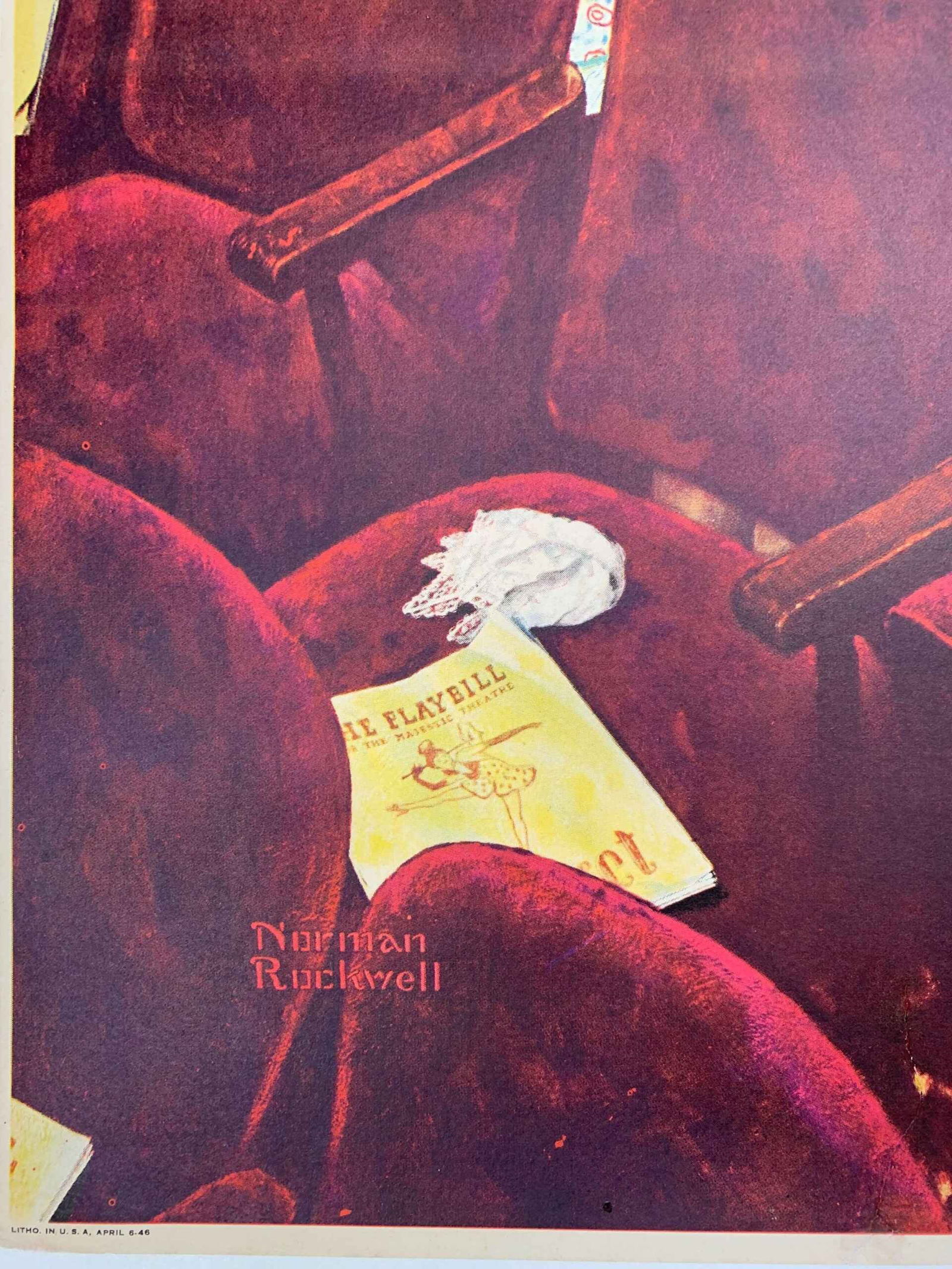 Saturday Evening Post - Norman Rockwell (04/06/46) 21.75 x 28.5 US Newstand Poster LB - 4