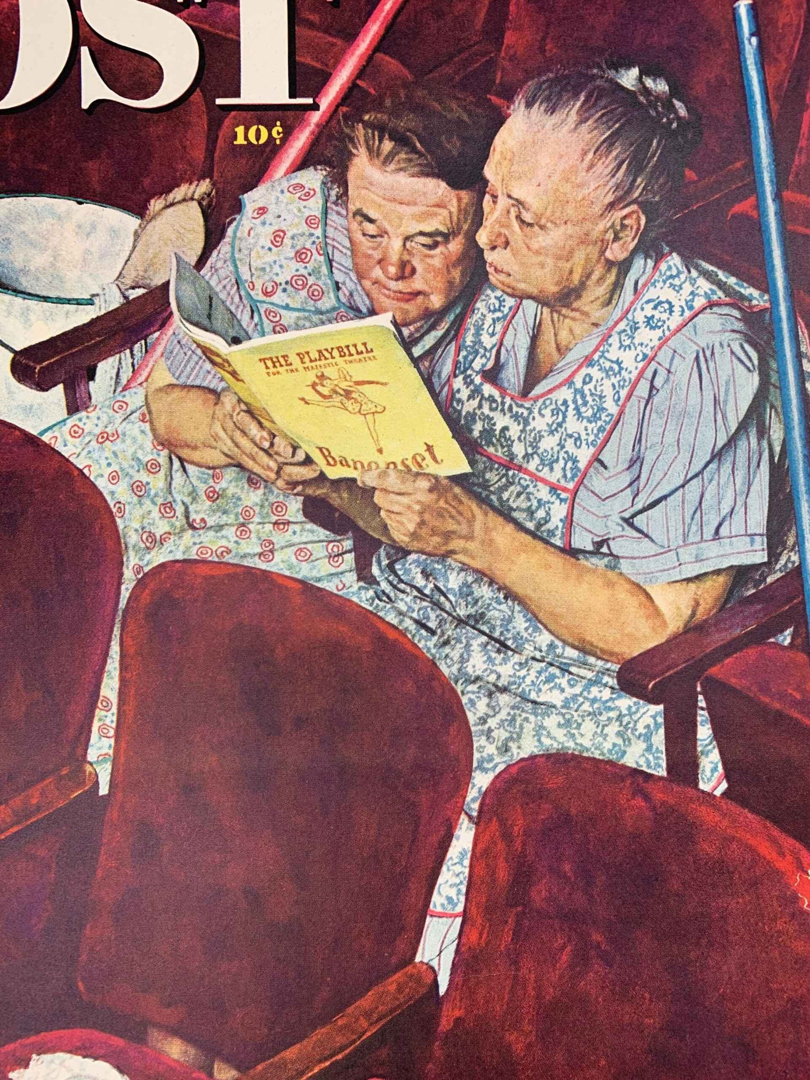 Saturday Evening Post - Norman Rockwell (04/06/46) 21.75 x 28.5 US Newstand Poster LB - 5