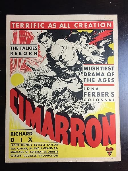 Cimarron - Richard Dix (1931) US Window Card Movie Poster (1 of 1)