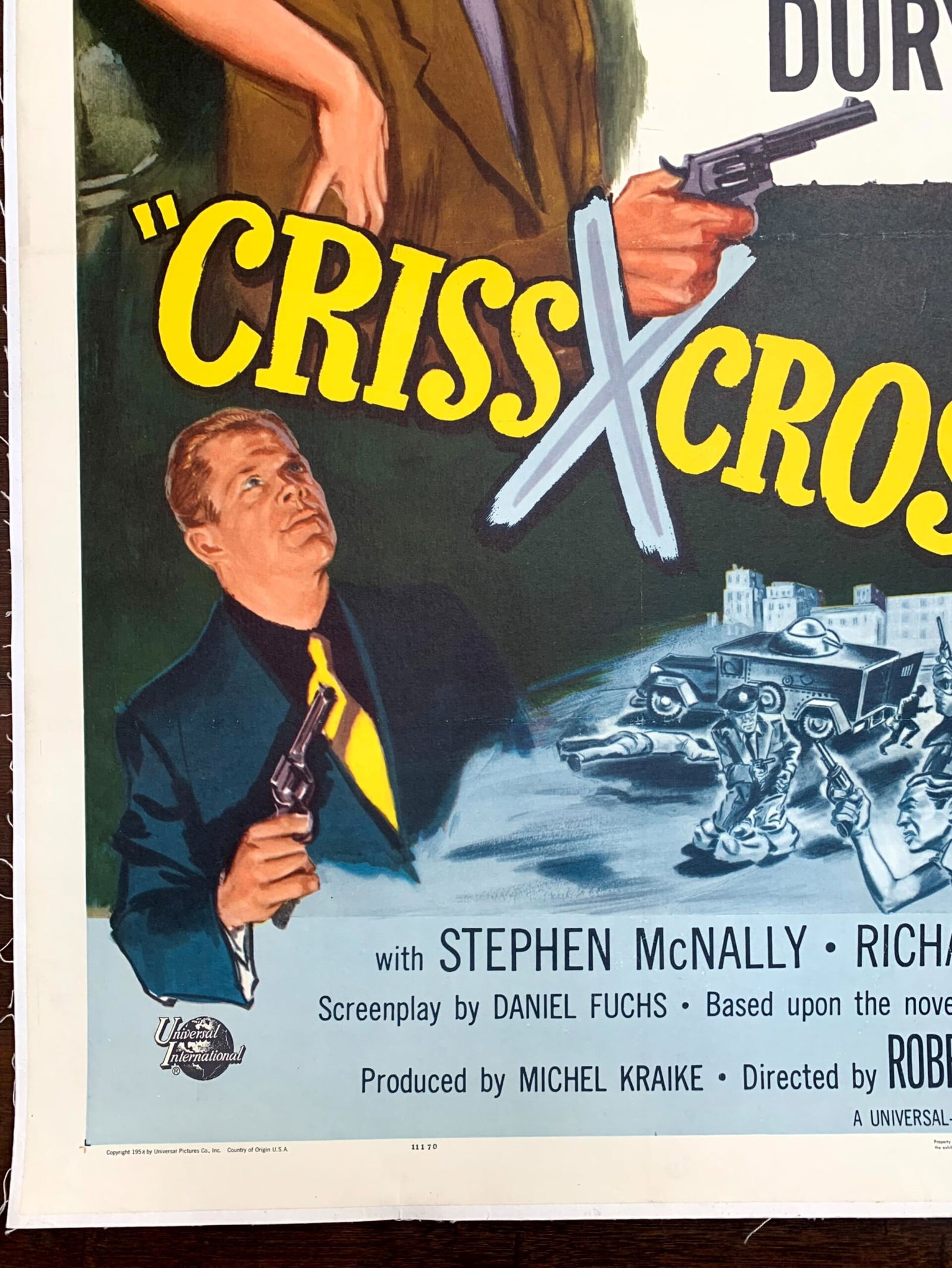 Criss Cross - Burt Lancaster (r.1958) US One Sheet Movie Poster LB - 3