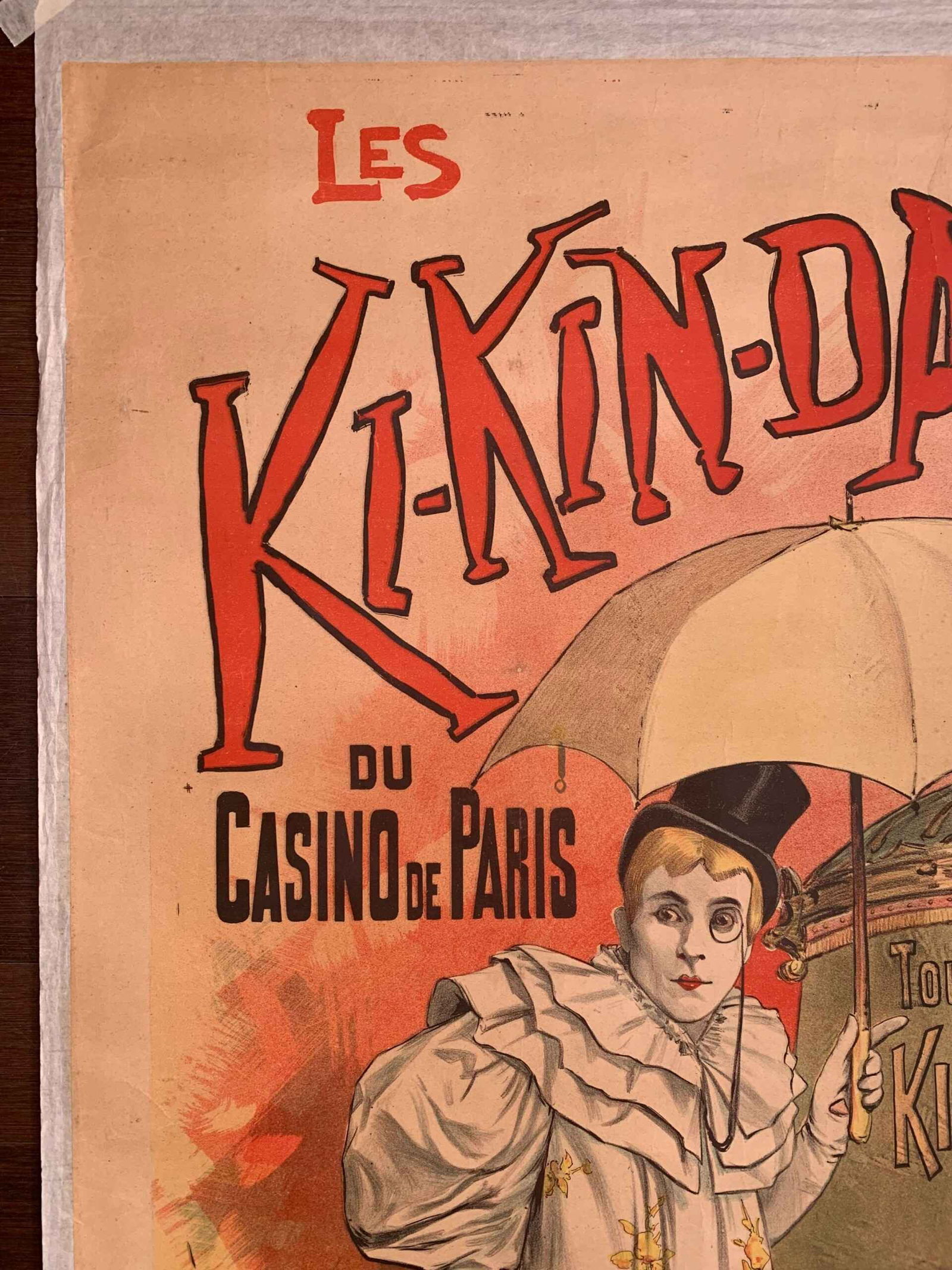 Les Ki-Kin-Das Casino du Paris - Art Candido (1895) 37.5 x 51 French Theater Poster LB - 2
