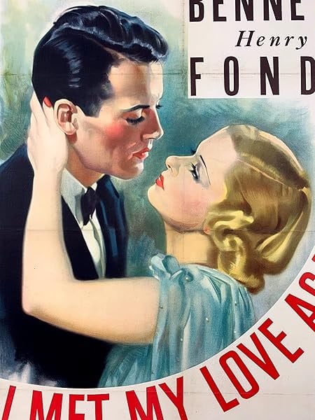 I Met My Love Again - Fonda & Bennett (1938) US One Sheet Movie Poster LB - 4