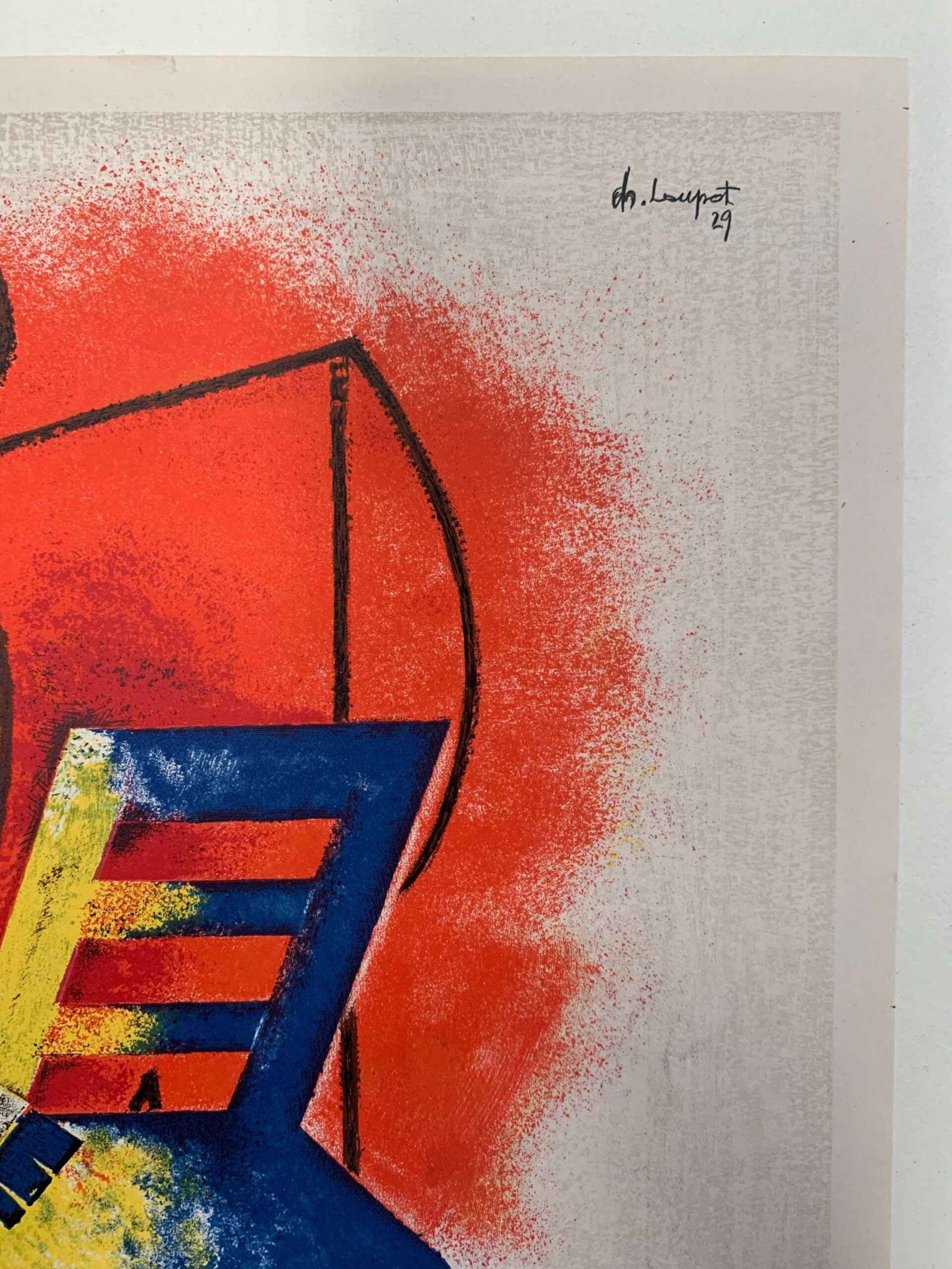 Valentine - Art Charles Loupot (1929) 9.125 x 12.25 French Advertising Poster - 2