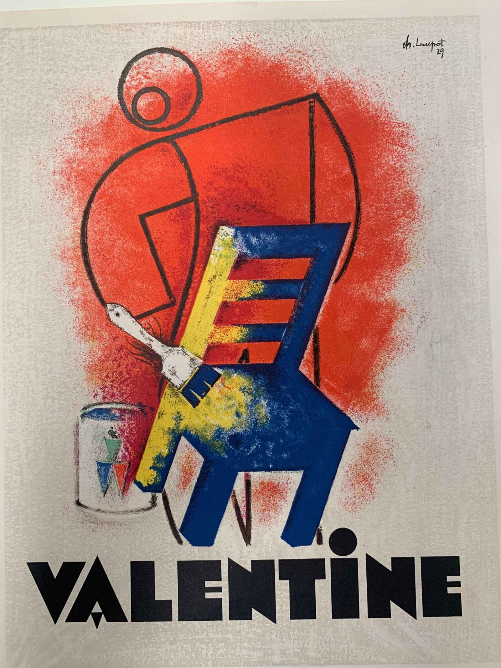 Valentine - Art Charles Loupot (1929) 9.125 x 12.25 French Advertising Poster - 6