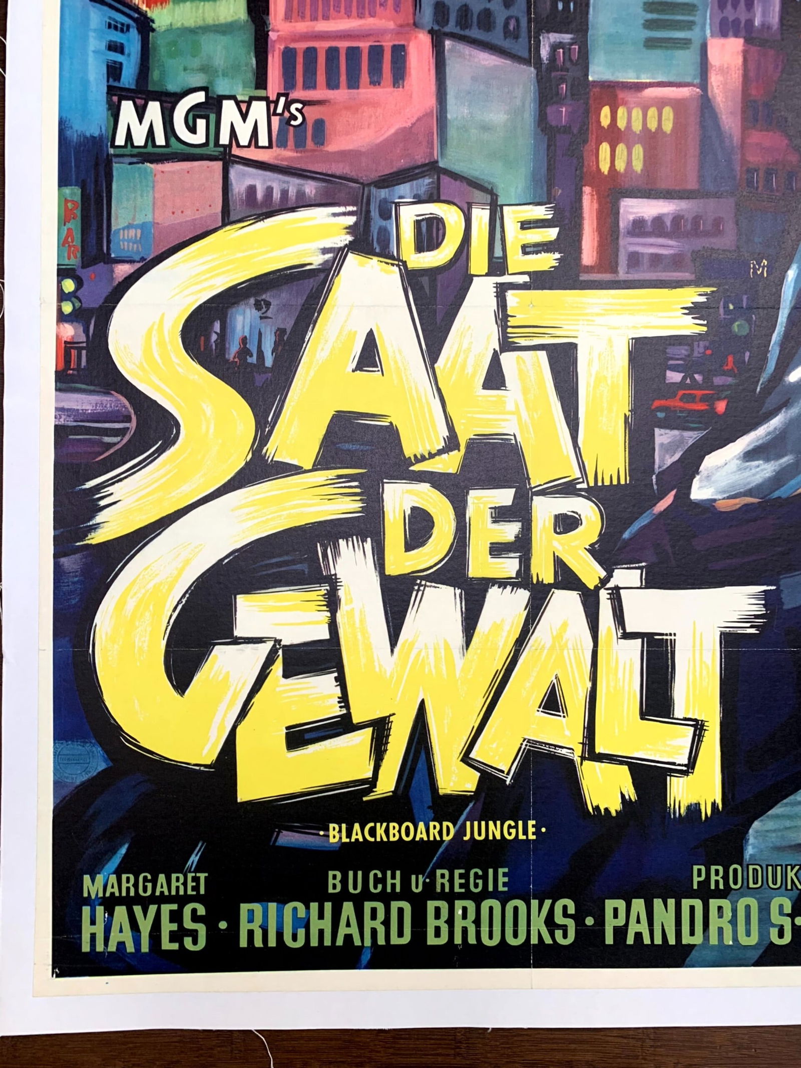 Blackboard Jungle - Glenn Ford (1955) German Movie Poster LB - 4