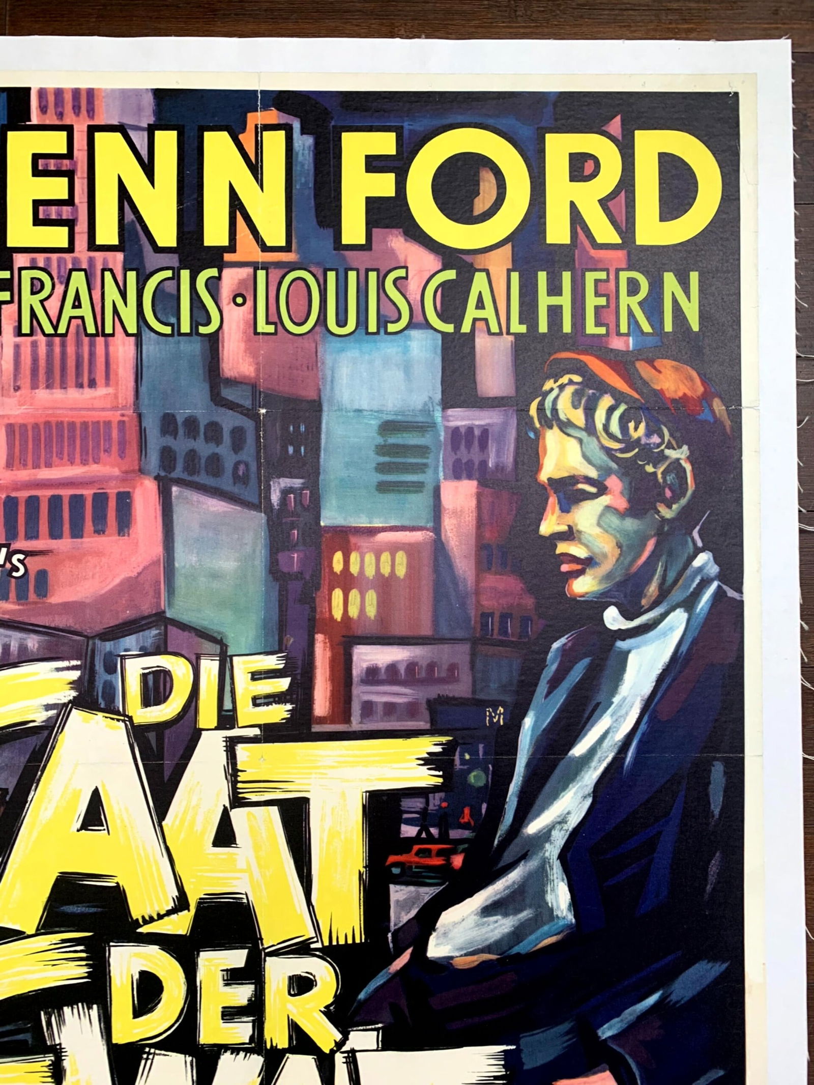 Blackboard Jungle - Glenn Ford (1955) German Movie Poster LB - 6