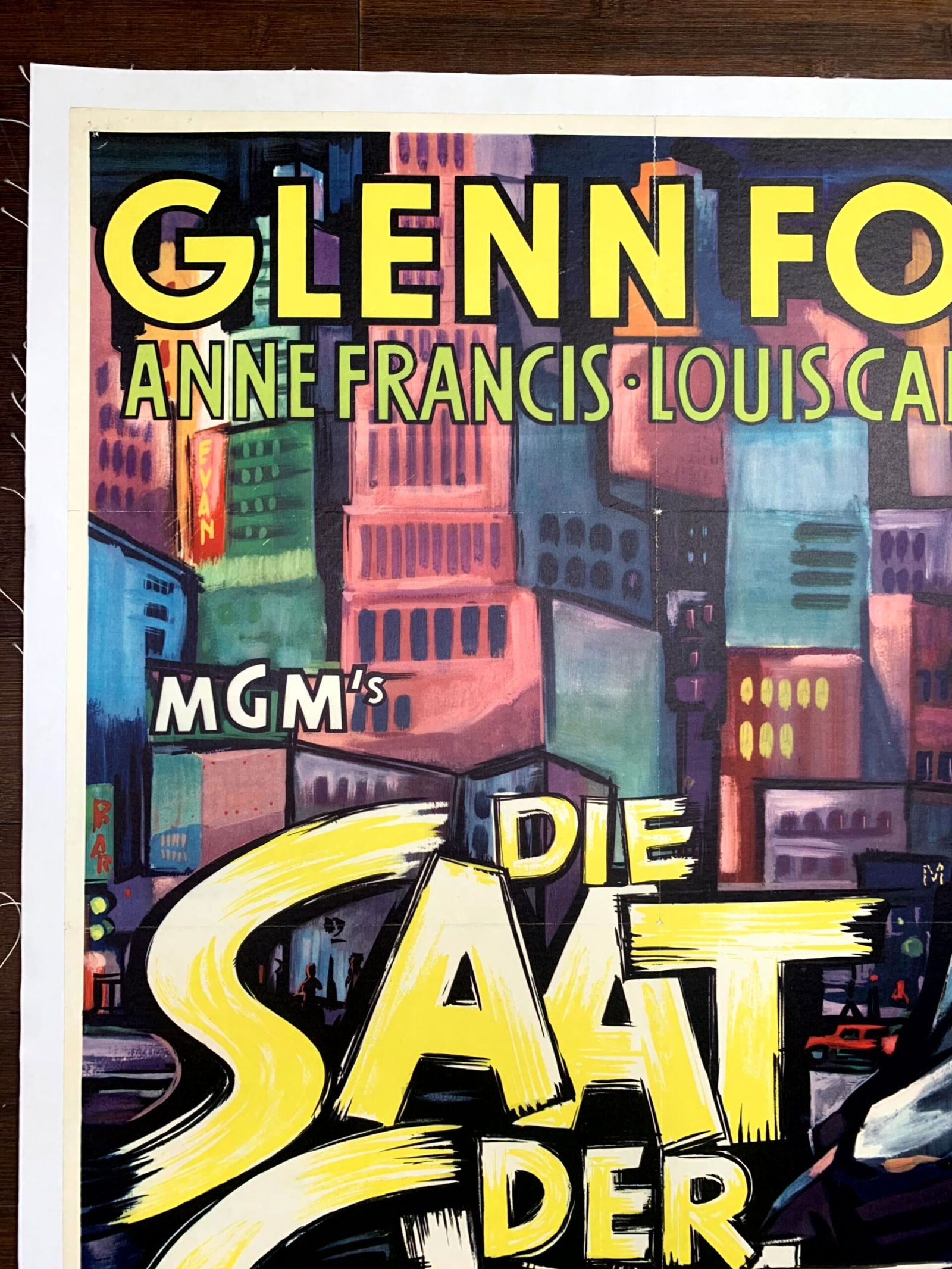 Blackboard Jungle - Glenn Ford (1955) German Movie Poster LB - 7