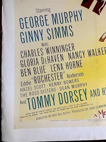 Broadway Rhythm - Art By Hirschfeld (1944) US One Sheet Movie Poster LB - 8