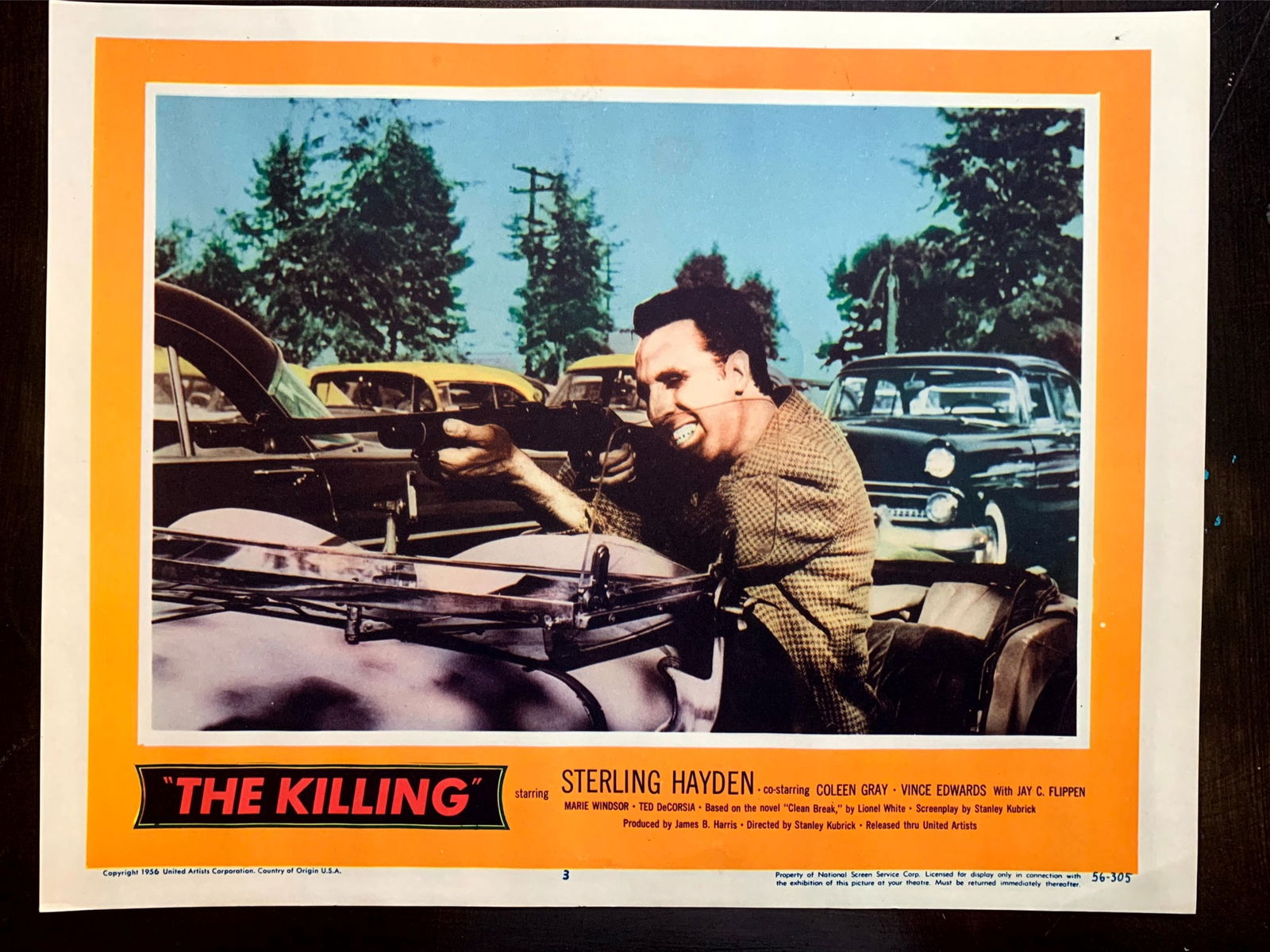 The Killing (1956) Title Card And Lobby Card (x2) - 5