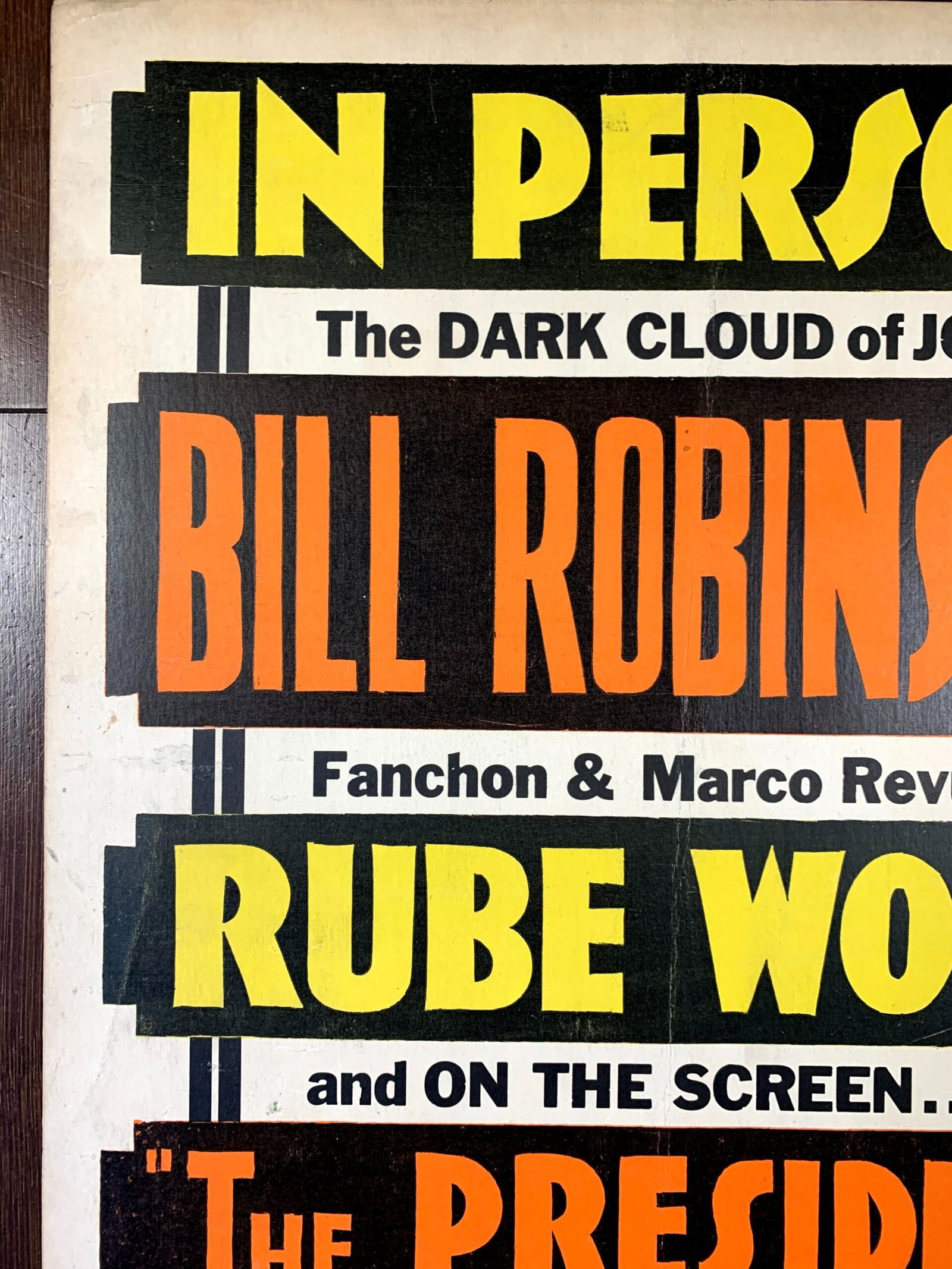 Mr. Bojangles - Bill Robinson (1935) 14x22 US Live Dance Performance & Movie Poster - 2