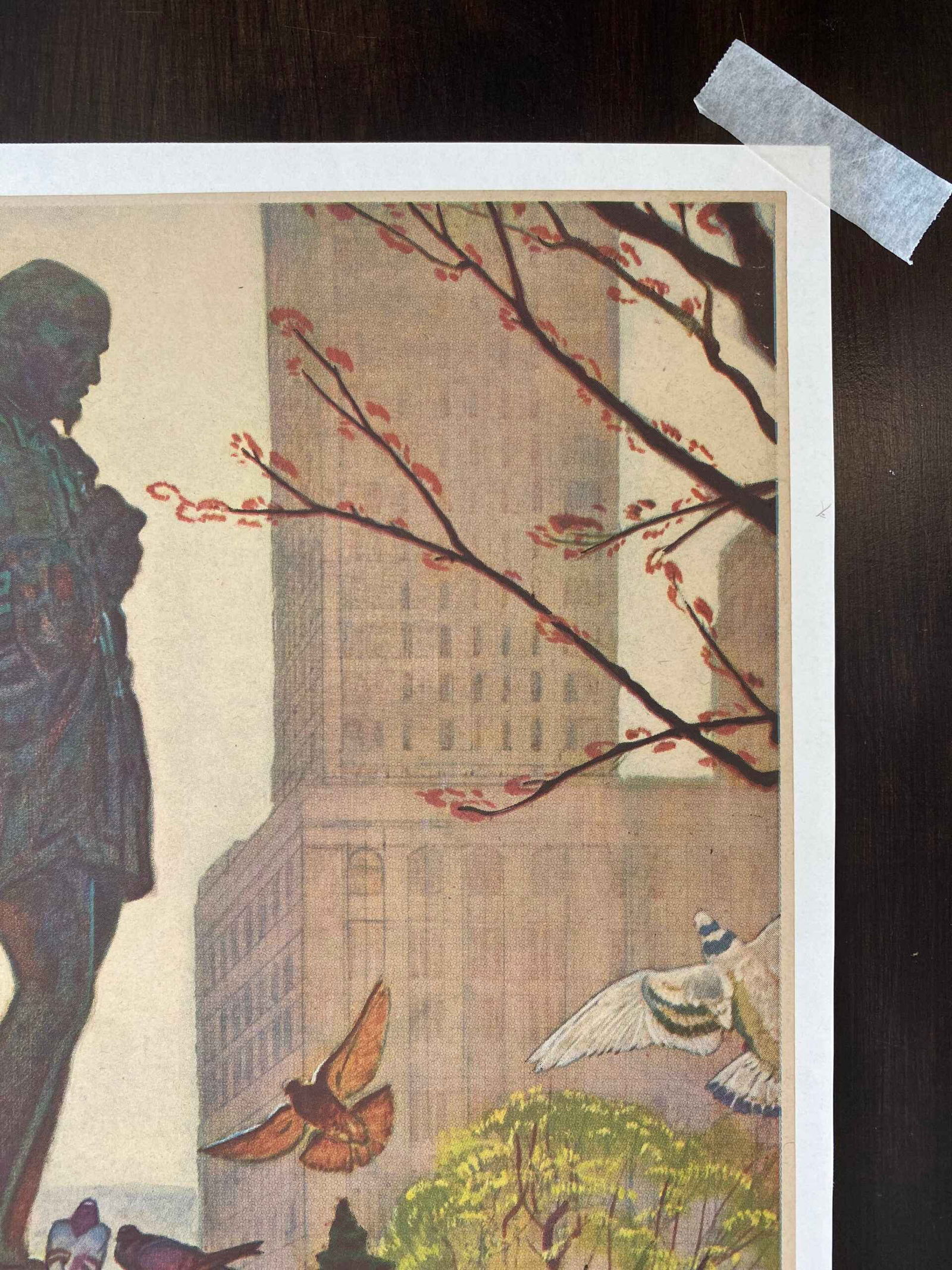 22x28 1945 Newstand Poster Saturday Evening Post - Art By Mead Schaeffer romance Under - 4