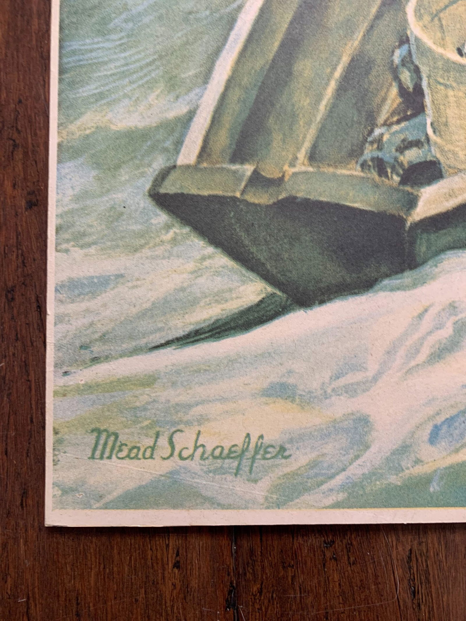 22x28 1946 Newstand Poster Saturday Evening Post - Art By Mead Schaeffer lobstermen - Foam Backed - 3