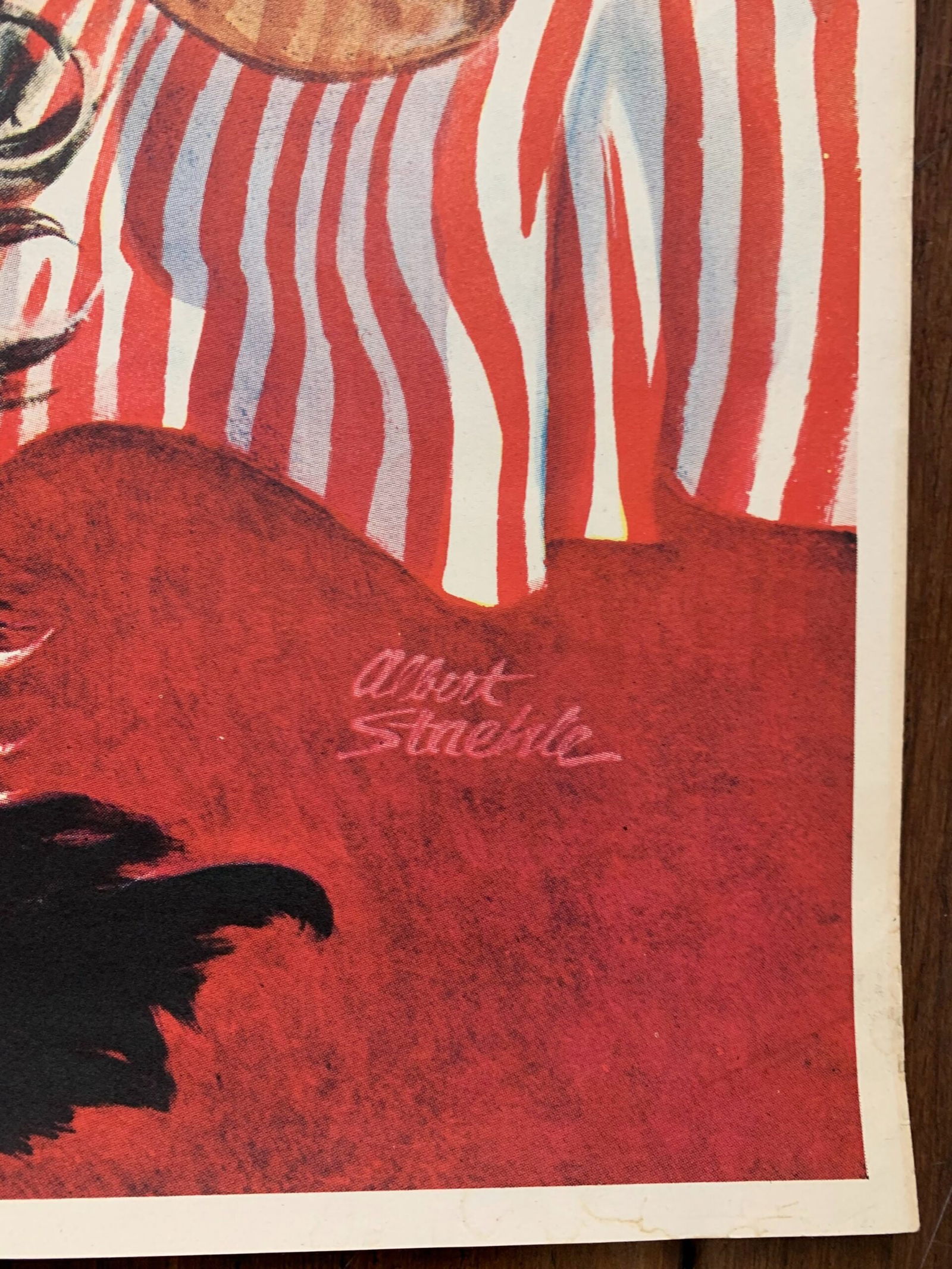 22x28 1947 Newstand Poster Saturday Evening Post - Art By Albert Staehle butch And The Nylons - 3