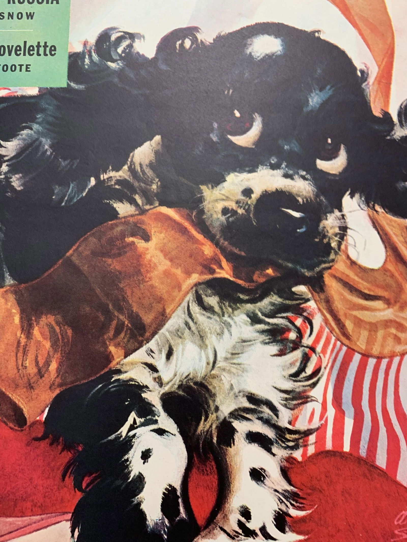 22x28 1947 Newstand Poster Saturday Evening Post - Art By Albert Staehle butch And The Nylons - 4