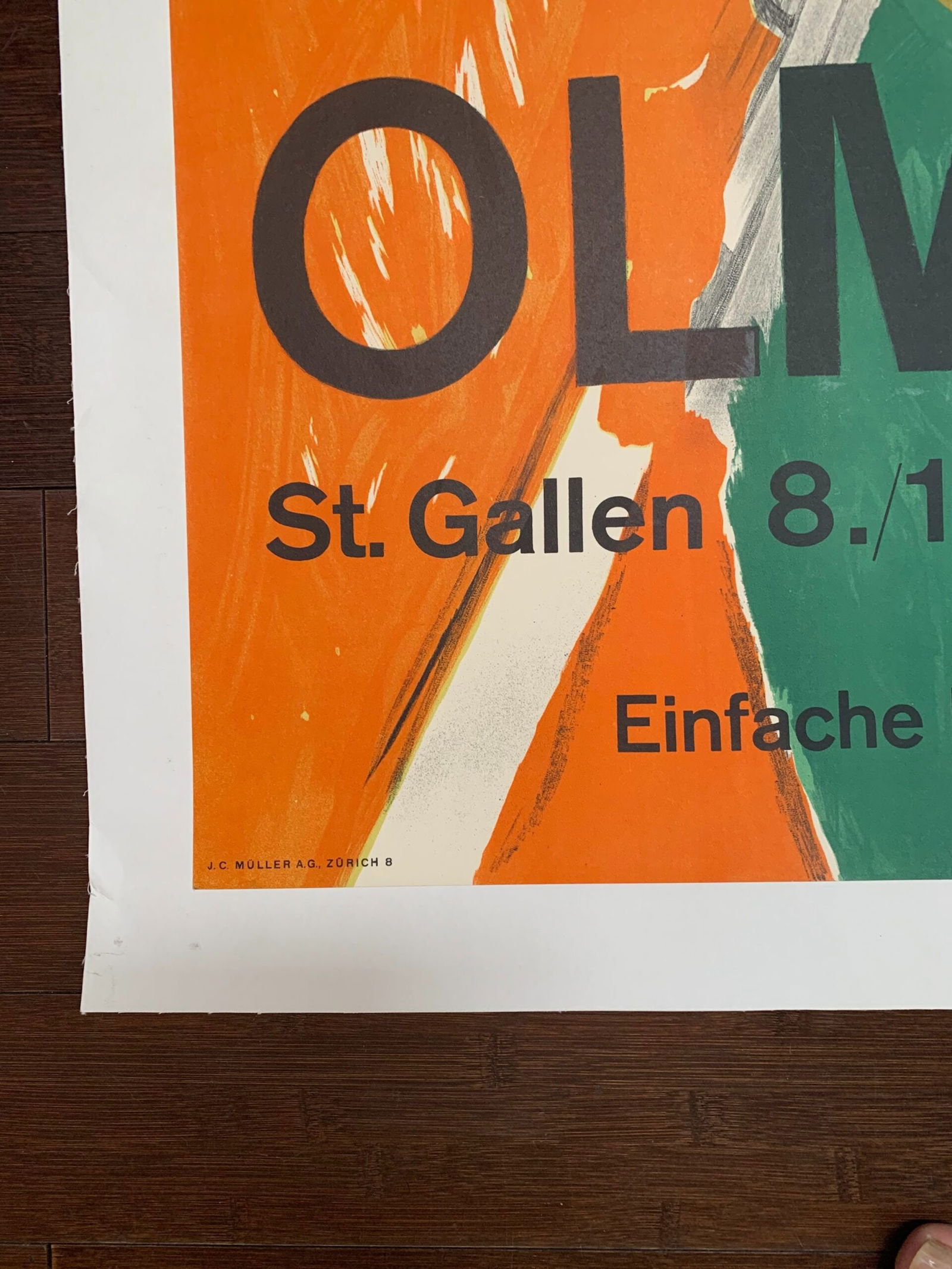 Olma - Art By Hans Falk (1953) 36x50 Swiss Advertising Poster LB - 5