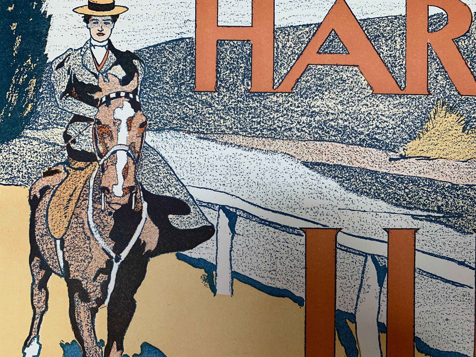 Harper's June - Art by Penfield (1899) 8 x 16 US Advertising Poster - 3