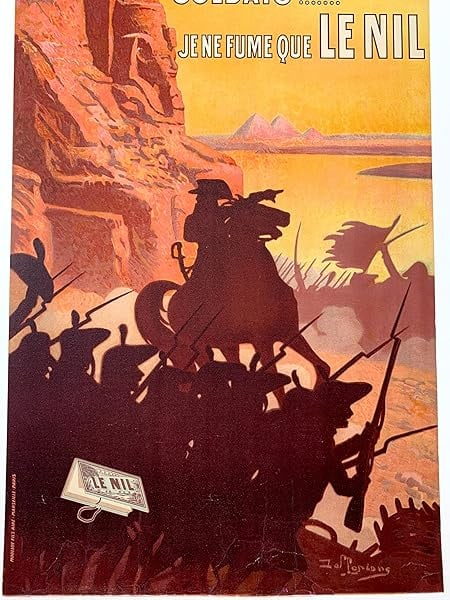Soldats! Je Ne Fume Que Le Nil (1920's) 16x23 French Advertising Poster LB - 6