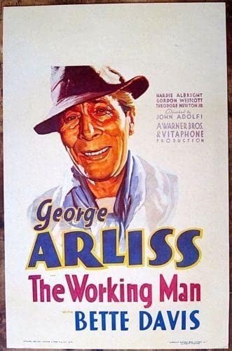 The Working Man (1933) Window Card Poster - George Arliss & Bette D (1 of 1)