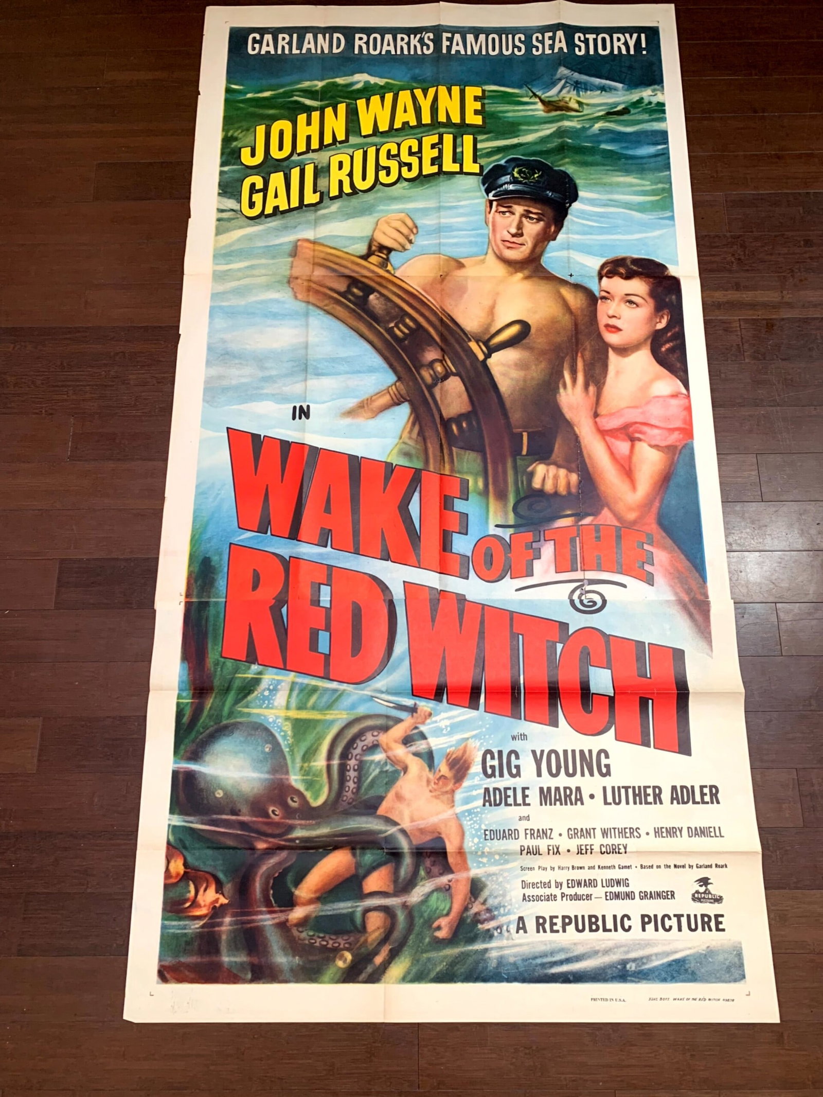 Wake Of The Red Witch - John Wayne (1949) US Three Sheet Movie Poster (1 of 11)