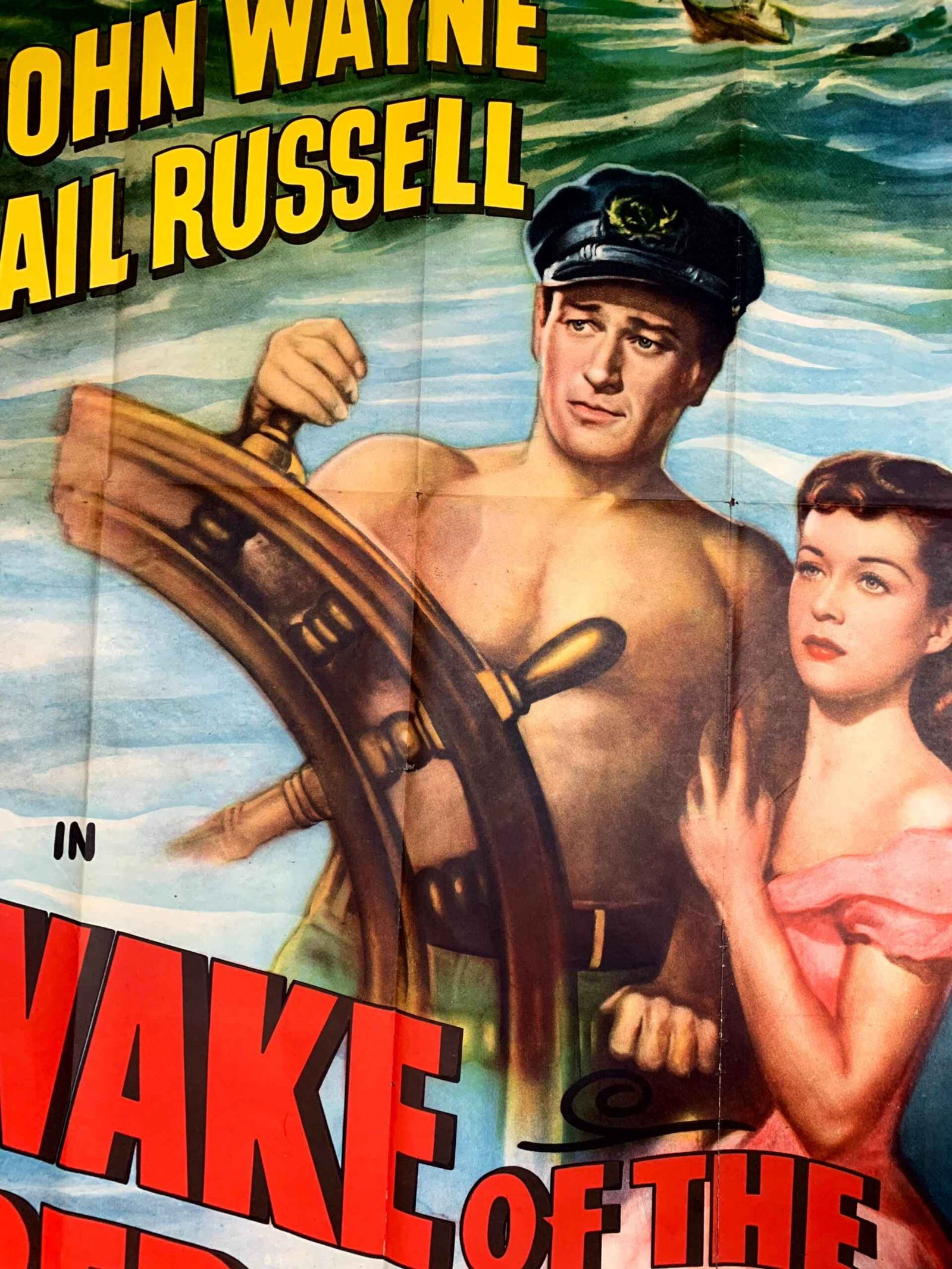 Wake Of The Red Witch - John Wayne (1949) US Three Sheet Movie Poster - 3