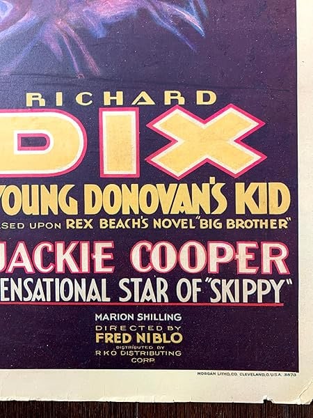 Young Donovan's Kid - Richard Dix & Jackie Cooper (1931) US Window Card Movie Poster - 4
