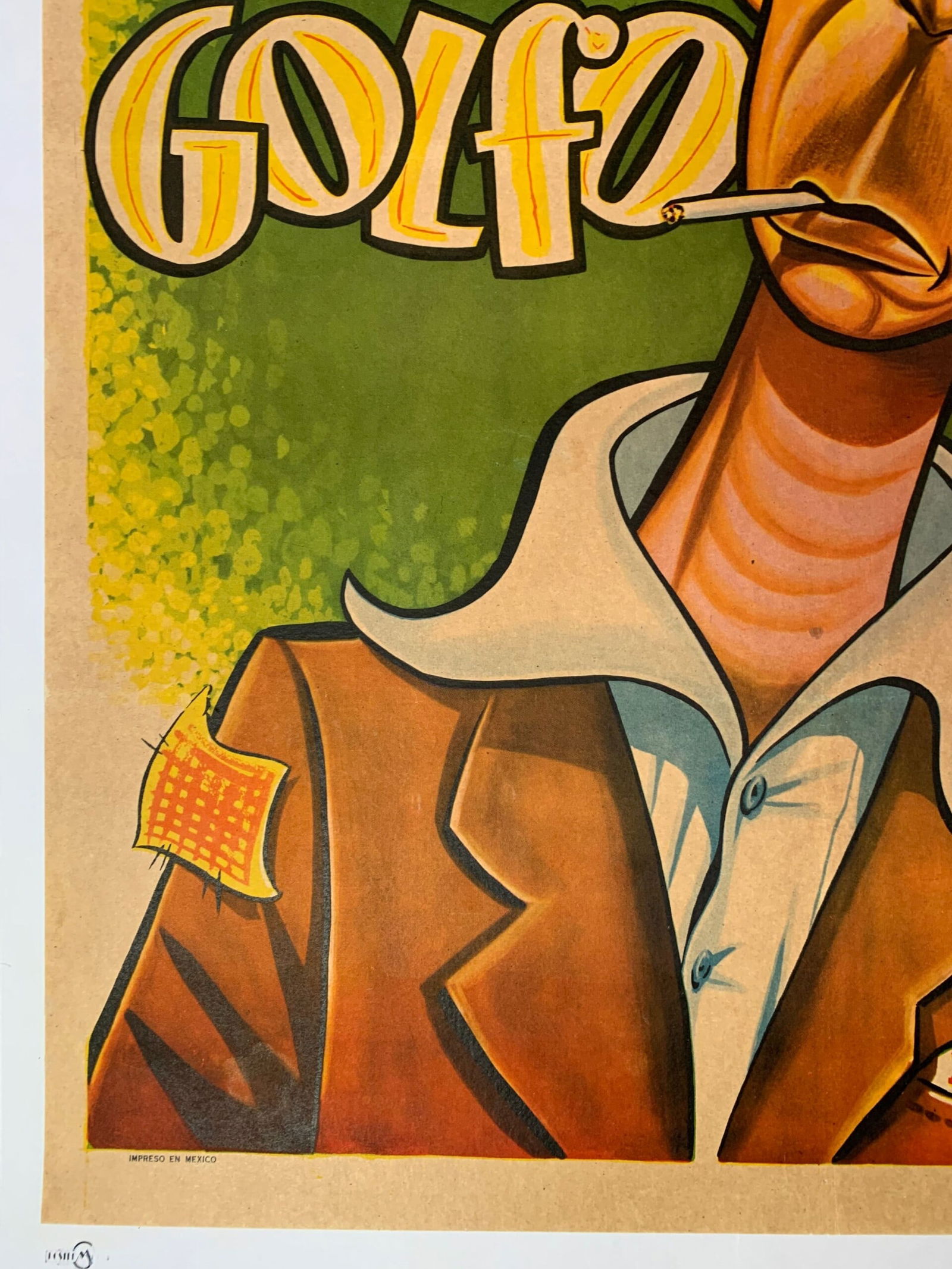 Soy un Golfo - Art by Cabral (1955) 27x37 Mexican Movie Poster LB - 5