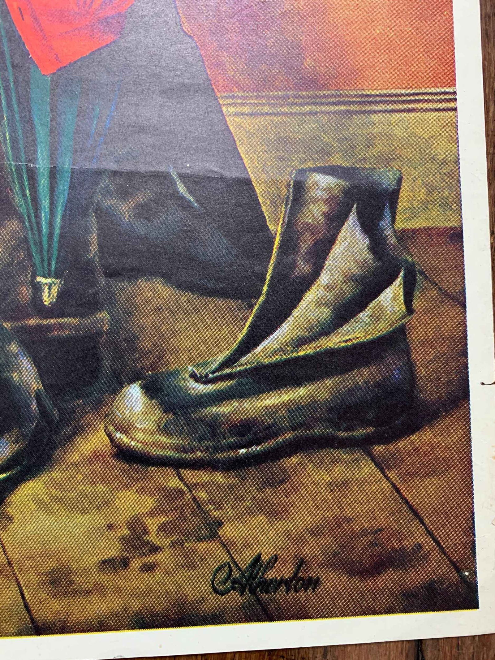 22x28 1945 Newstand Poster Saturday Evening Post - Art By John Atherton loaded Coat Rack - 3