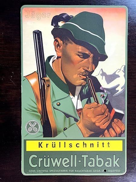 Cruwell Tabac Standee Bundle (1920's) 9.325x15 French Easel Backed Standees (x5) - 8