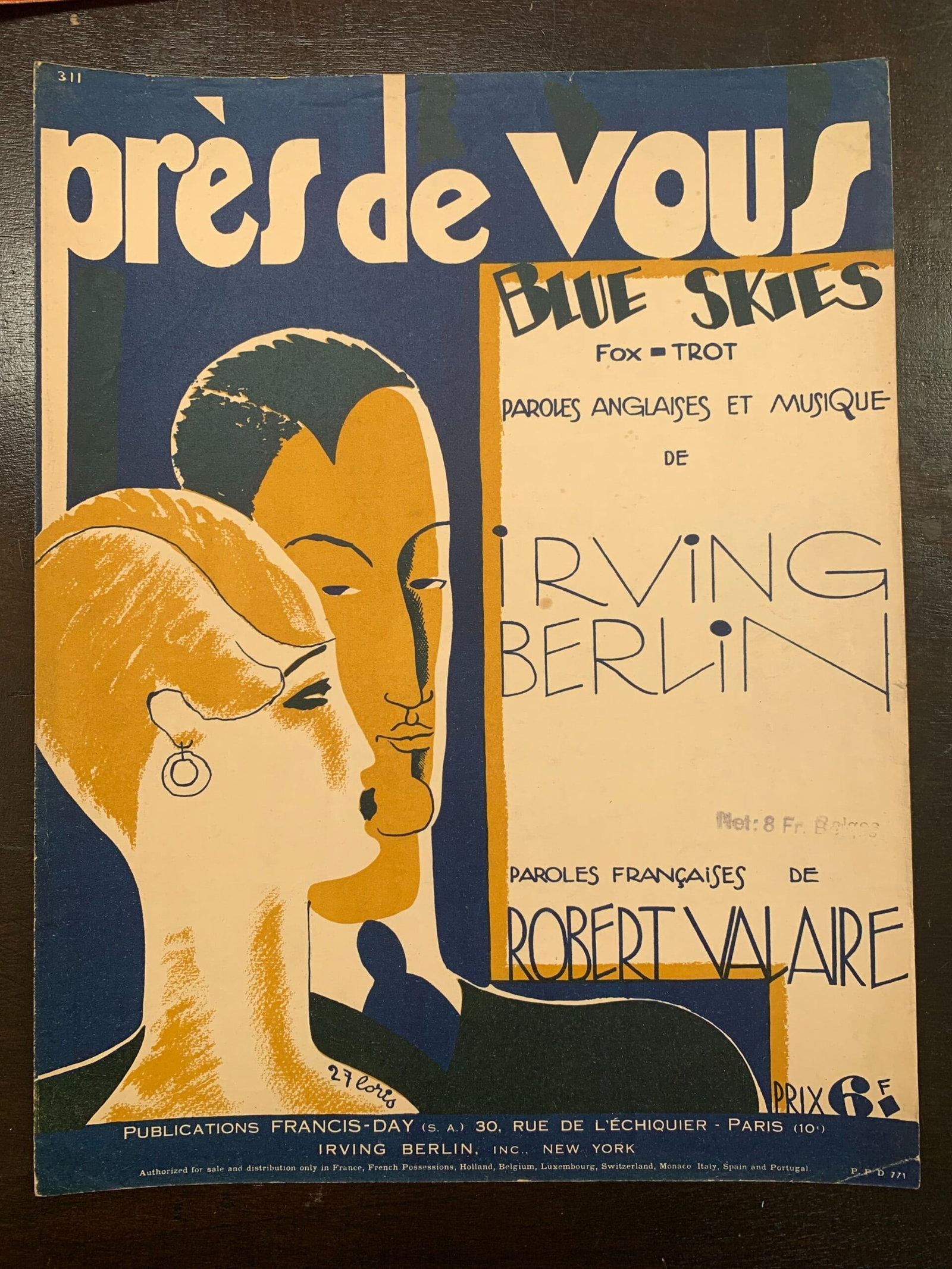Popular Music - Irving Berlin, Art Deco. (1920's) International Sheet Music (x46) - 18