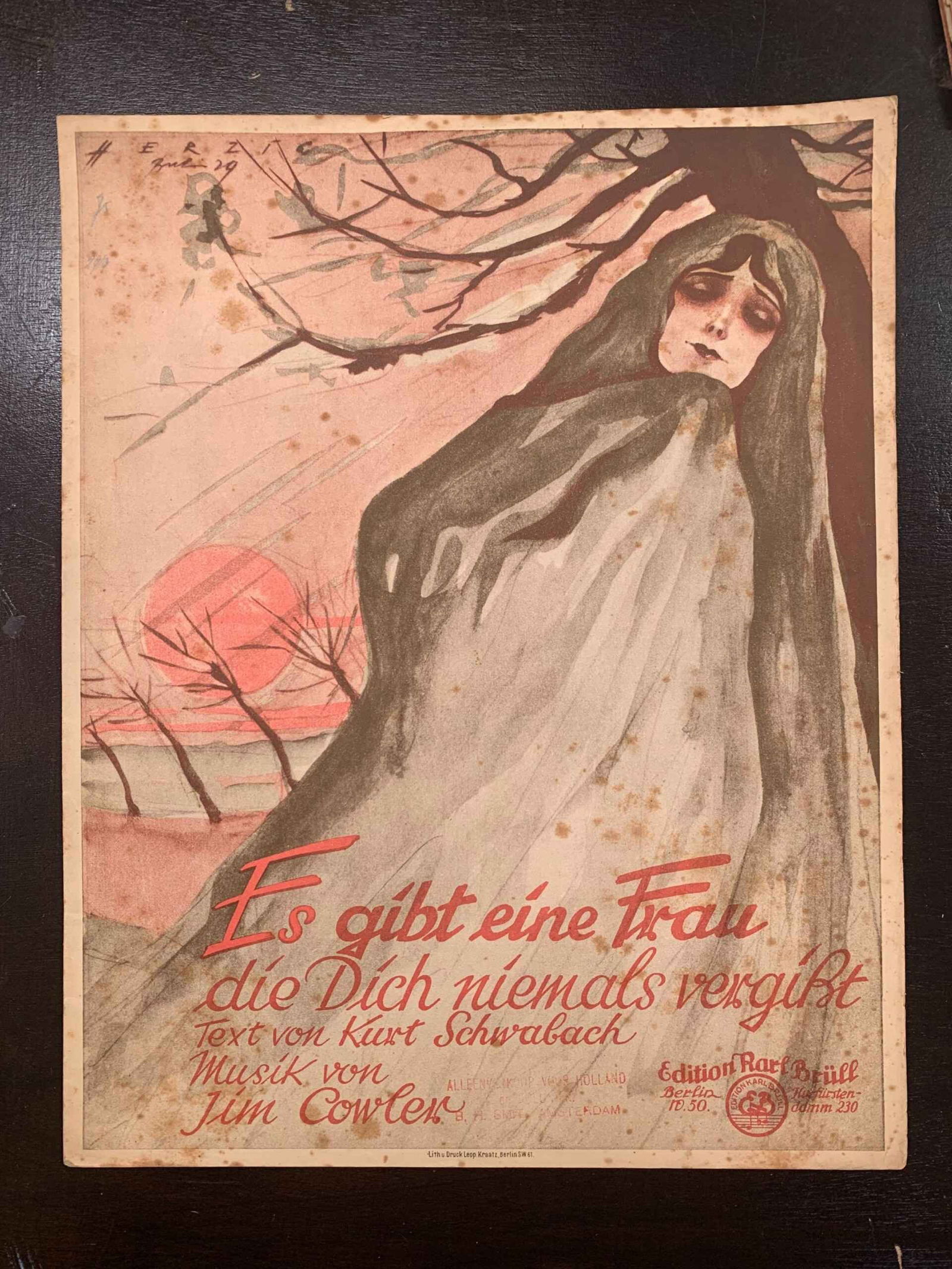 Popular Music - Irving Berlin, Art Deco. (1920's) International Sheet Music (x46) - 5