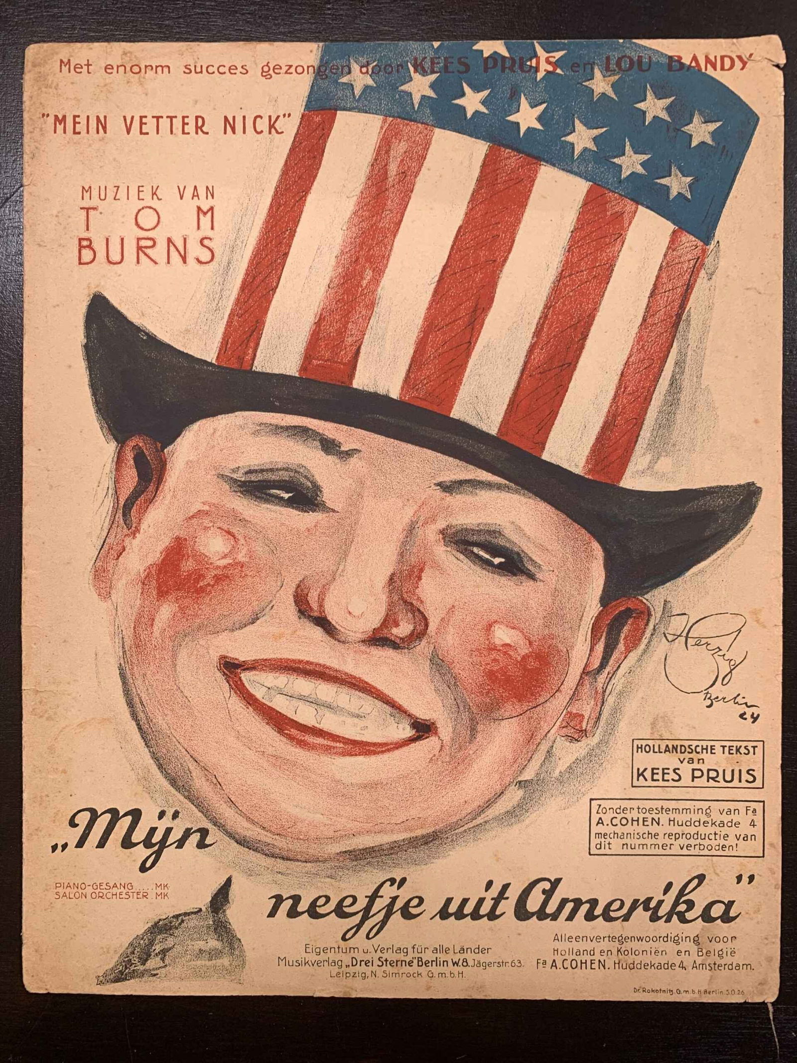 Popular Music - Irving Berlin, Art Deco. (1920's) International Sheet Music (x46) - 9