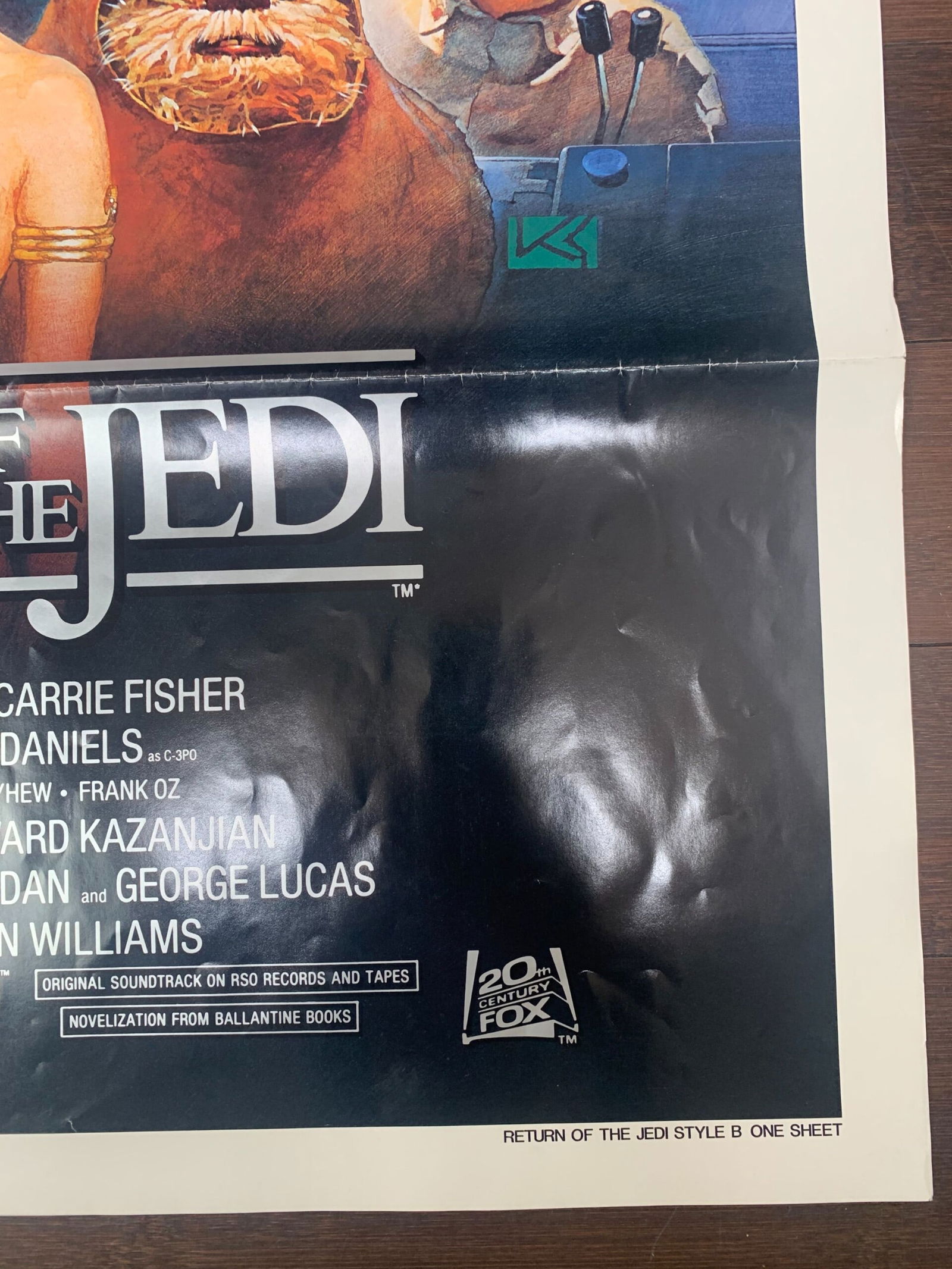 Return of The Jedi - Style D (1983) US One Sheet Movie Poster - 2