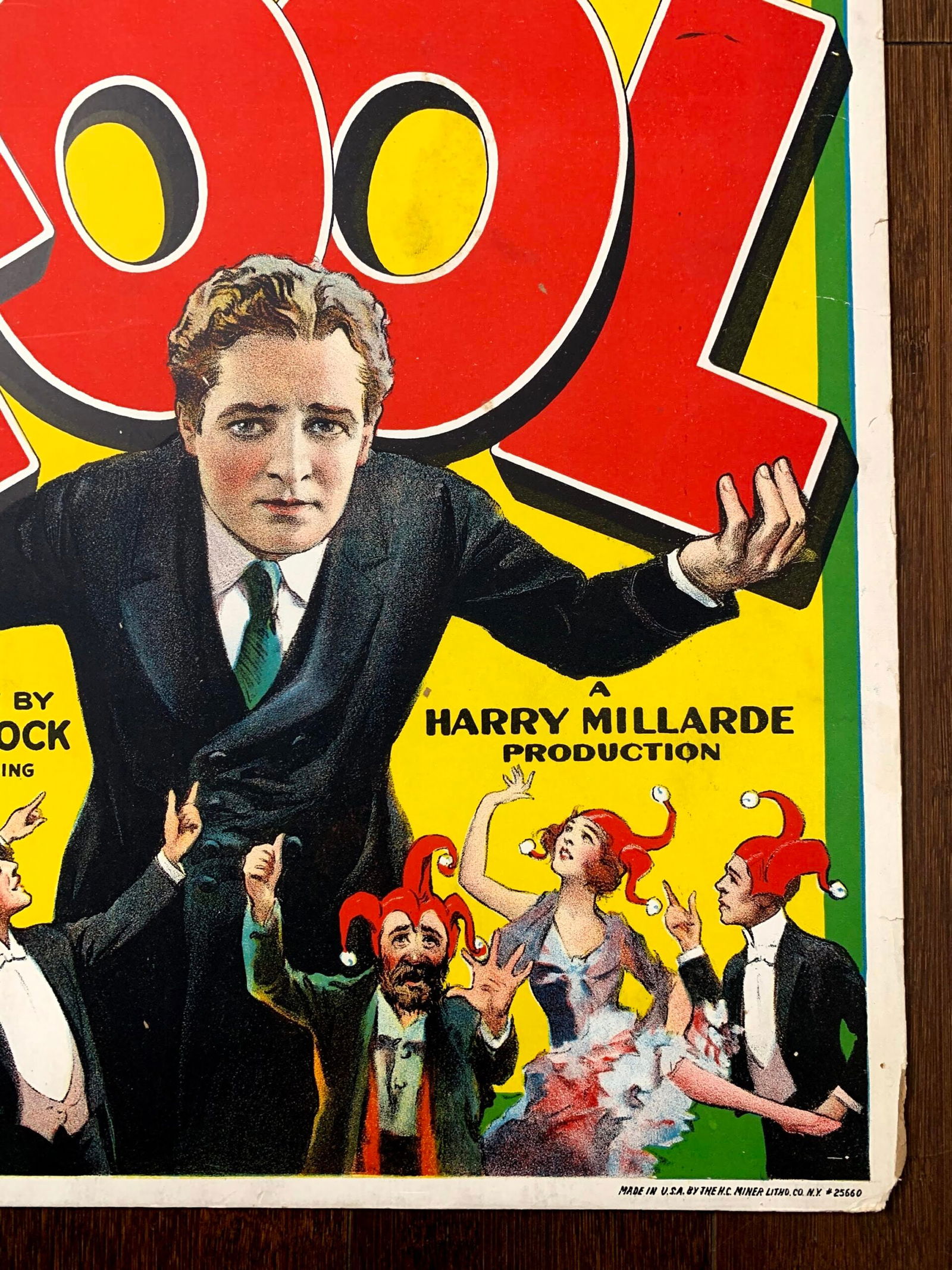 Fool (1925) US Silent Movie Window Card Movie Poster - 3