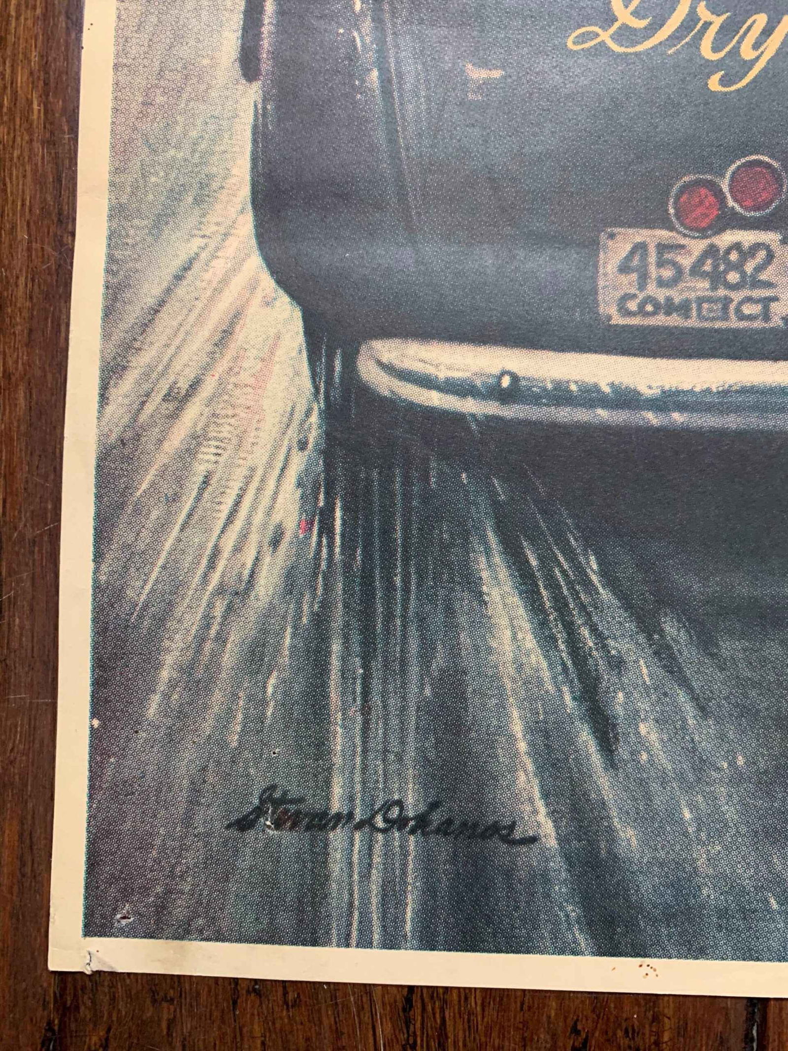 22x28 1948 Newstand Poster Saturday Evening Post - Art By Stevan Dohanos muddied By Dry Cleaning - 3