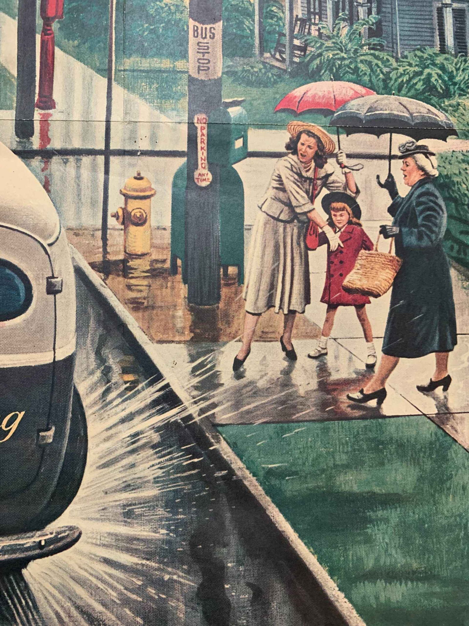 22x28 1948 Newstand Poster Saturday Evening Post - Art By Stevan Dohanos muddied By Dry Cleaning - 4