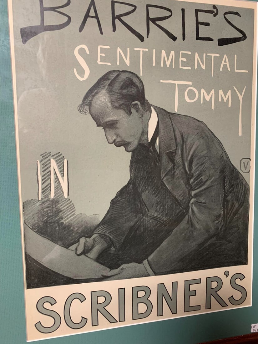 Scribner's - Barrie's Sentimental Tommy - Art By Geroge Varian (1896) 16x20 US Advertising Poster - - 2
