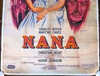 Nana (1955) C.O.O. French 1 Panel Poster- Martine Carol Art LB - 4