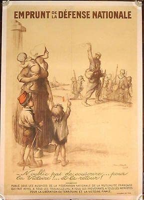 Emprunt De La Defense Nationale (1915) French War Poster LB (1 of 1)