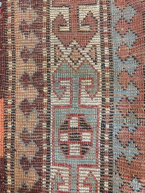 19th Century Kazak Caucasian runner - 12