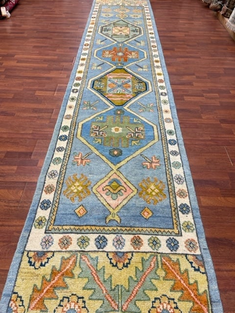 Older Turkish Ushak Runner-5068 - 3