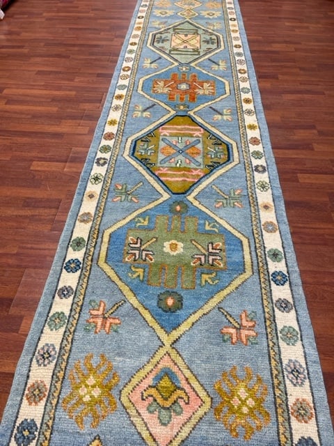 Older Turkish Ushak Runner-5068 - 4