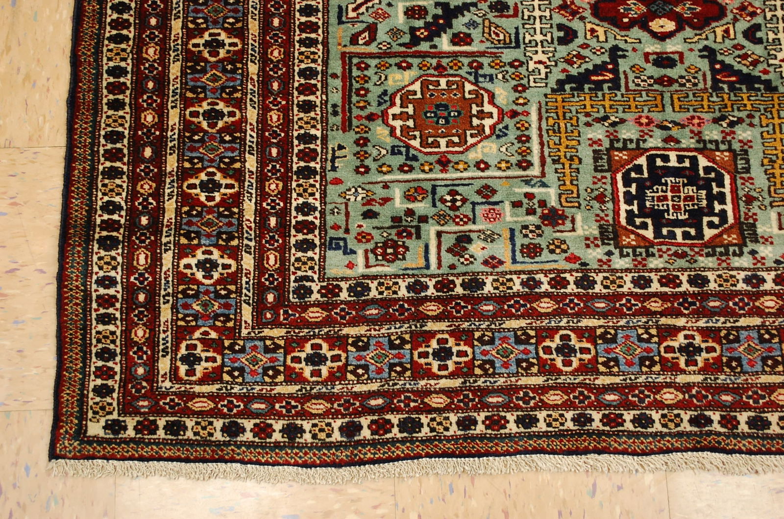 CAUCASIAN SHIRVAN RUG 4.7x11 - 5
