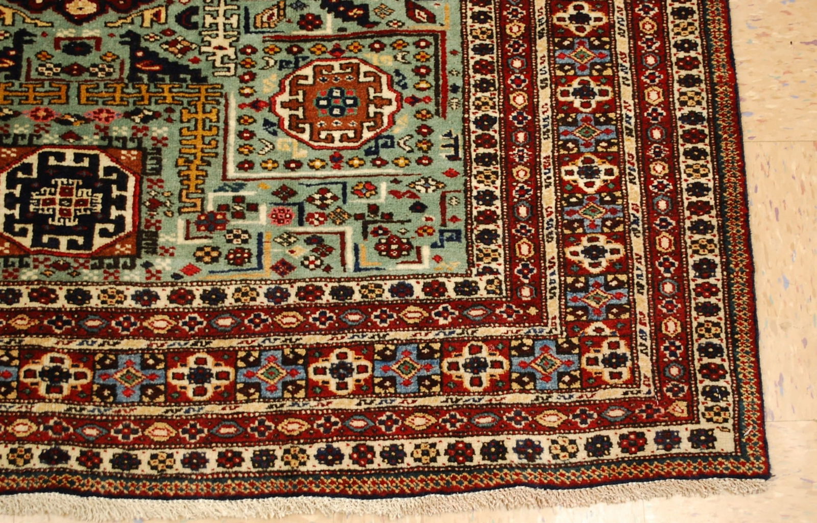 CAUCASIAN SHIRVAN RUG 4.7x11 - 6