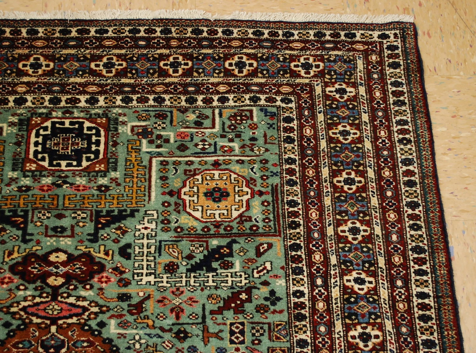 CAUCASIAN SHIRVAN RUG 4.7x11 - 8