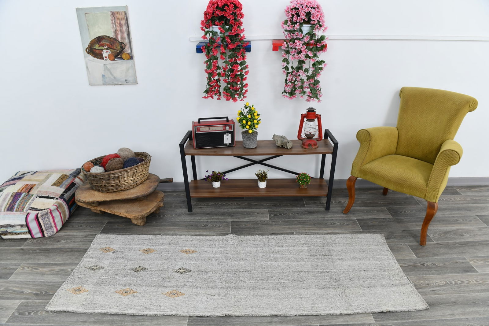 2'4'' x 6'11'' Turkish Flatweave Kilim Rug - 60512 - 2