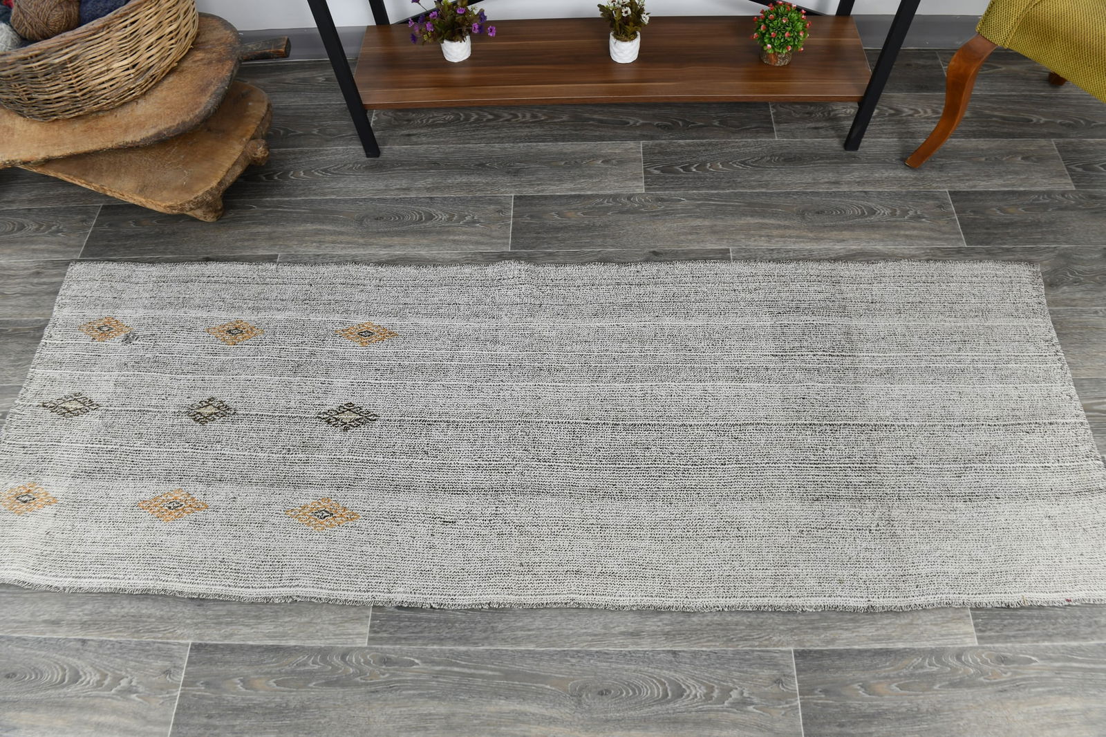 2'4'' x 6'11'' Turkish Flatweave Kilim Rug - 60512 - 3