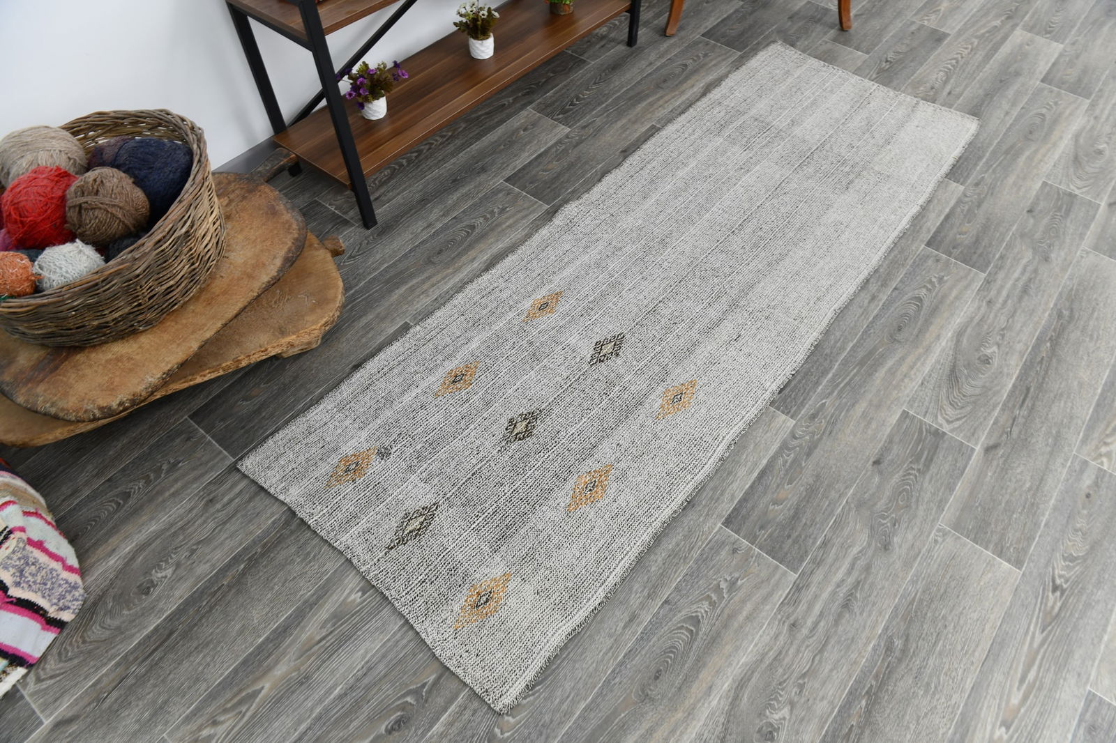 2'4'' x 6'11'' Turkish Flatweave Kilim Rug - 60512 - 4